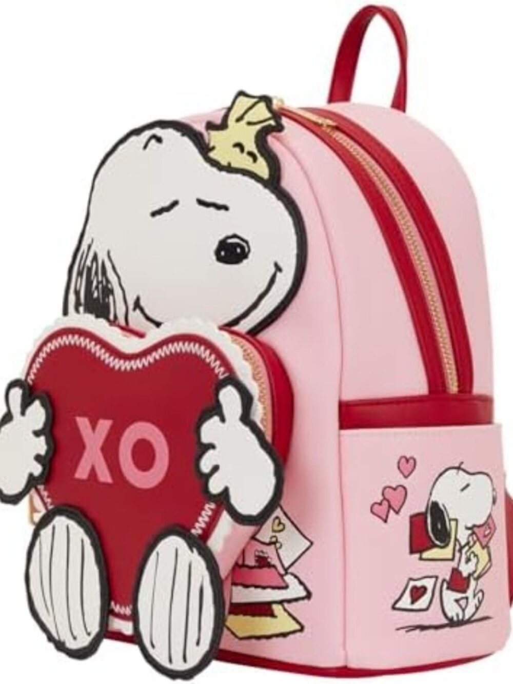 Valentine's Day Mini Backpack - Cute Snoopy Design, Perfect for Everyday Use - Picture 2 of 5